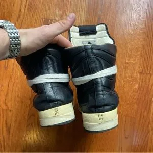 Rare rick Owen’s dunk iteration from ss2008 all white interior Rick Owens SS2008 Creatch Reverse Oreo Dunks – Justin Reed main image 4
